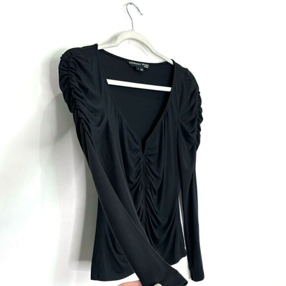 Veronica Beard PRIYANKA RUCHED TOP - Picture 11 of 12